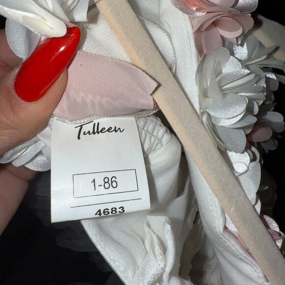 Tulleen Girls Special Occasion Dress – Size 1-86 (Approx 18–24M) - Picture 3 of 7